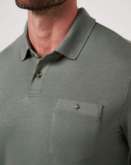 December First Long Sleeve Polo| Travis Mathew