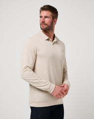 December First Long Sleeve Polo| Travis Mathew