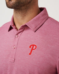Philadelphia Phillies Playoff Pitch Polo| Travis Mathew
