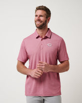 Cincinnati Reds Playoff Pitch Polo| Travis Mathew