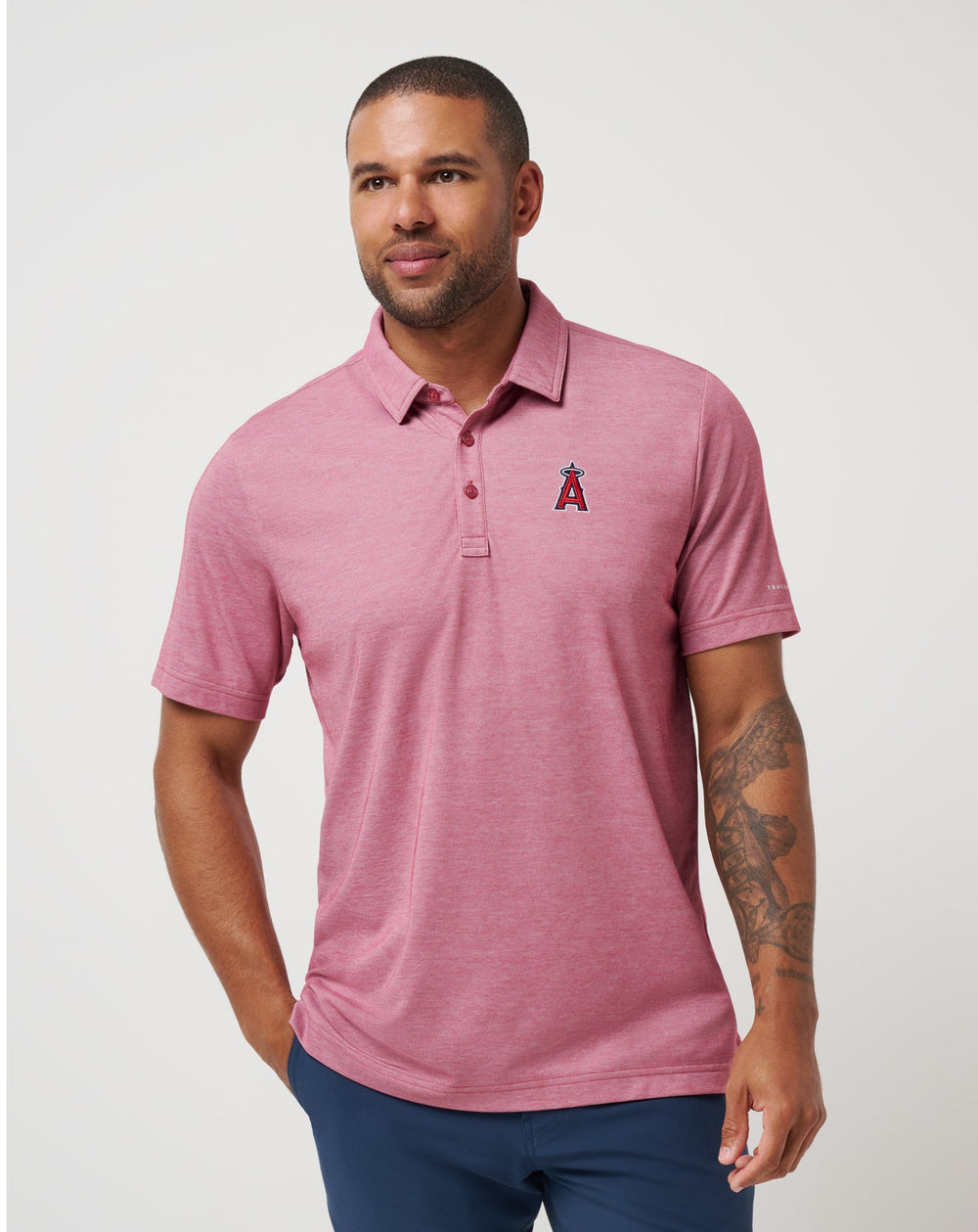Los Angeles Angels Playoff Pitch Polo| Travis Mathew