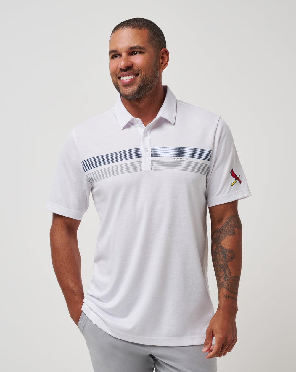 St Louis Cardinals Top Recruit Polo| Travis Mathew
