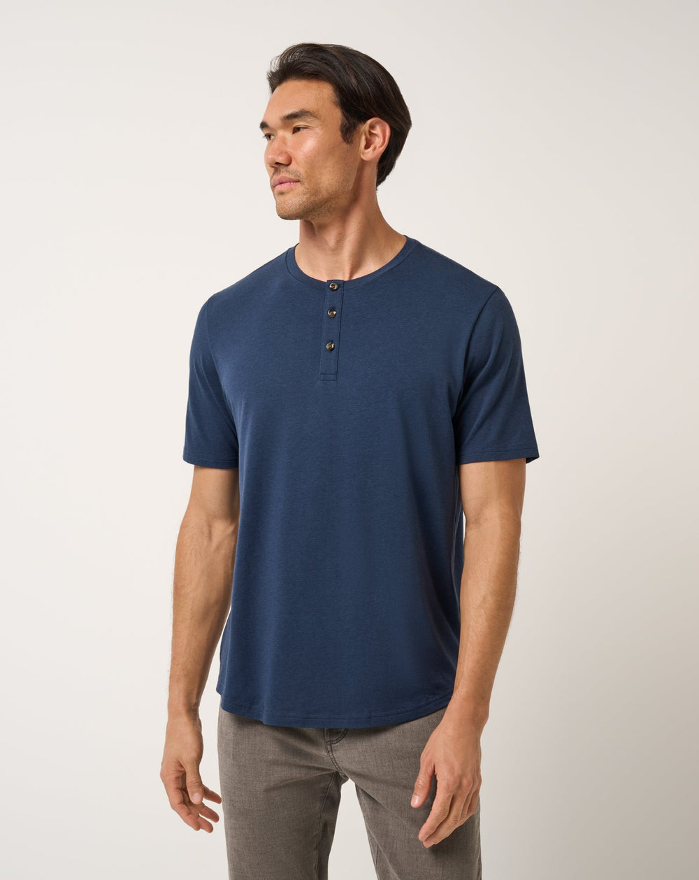Cloud Henley Tee| Travis Mathew