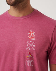 St Louis Cardinals Sunset Slam 2.0 Tee| Travis Mathew