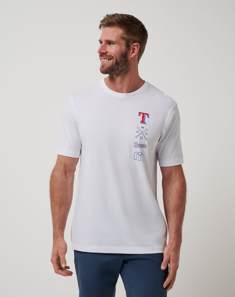 Texas Rangers Sunset Slam 2.0 Tee| Travis Mathew