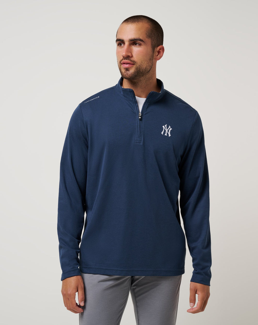 New York Yankees Time To Tailgate Quarter Zip| Travis Mathew