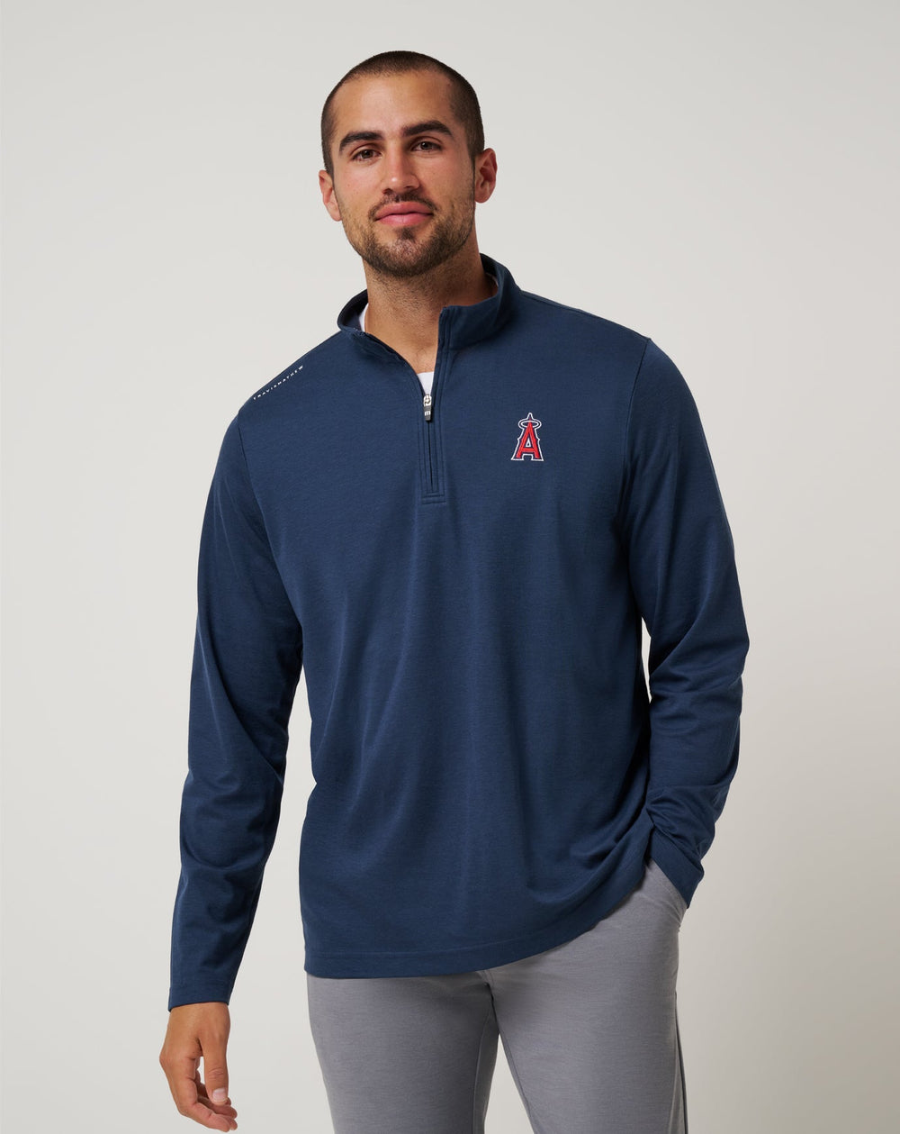 Los Angeles Angels Time To Tailgate Quarter Zip| Travis Mathew