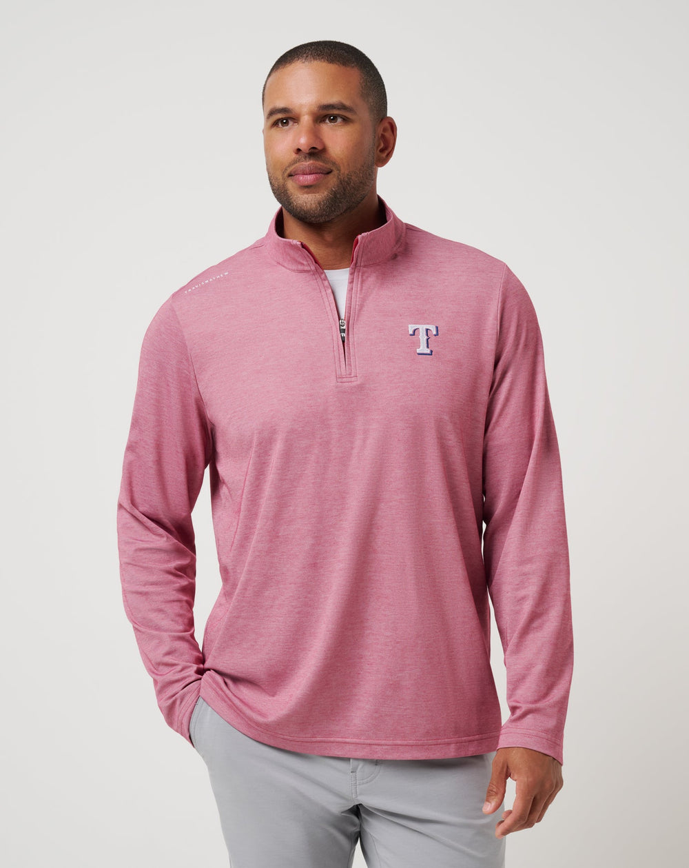 Texas Rangers Time To Tailgate Quarter Zip| Travis Mathew