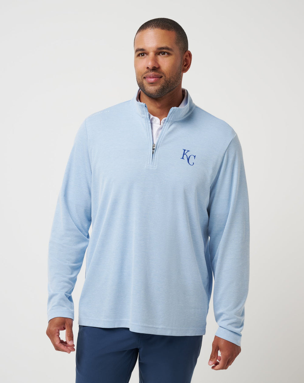 Kansas City Roayals Time To Tailgate Quarter Zip| Travis Mathew