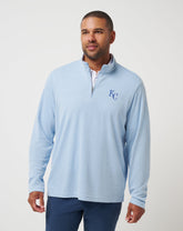 Kansas City Roayals Time To Tailgate Quarter Zip| Travis Mathew