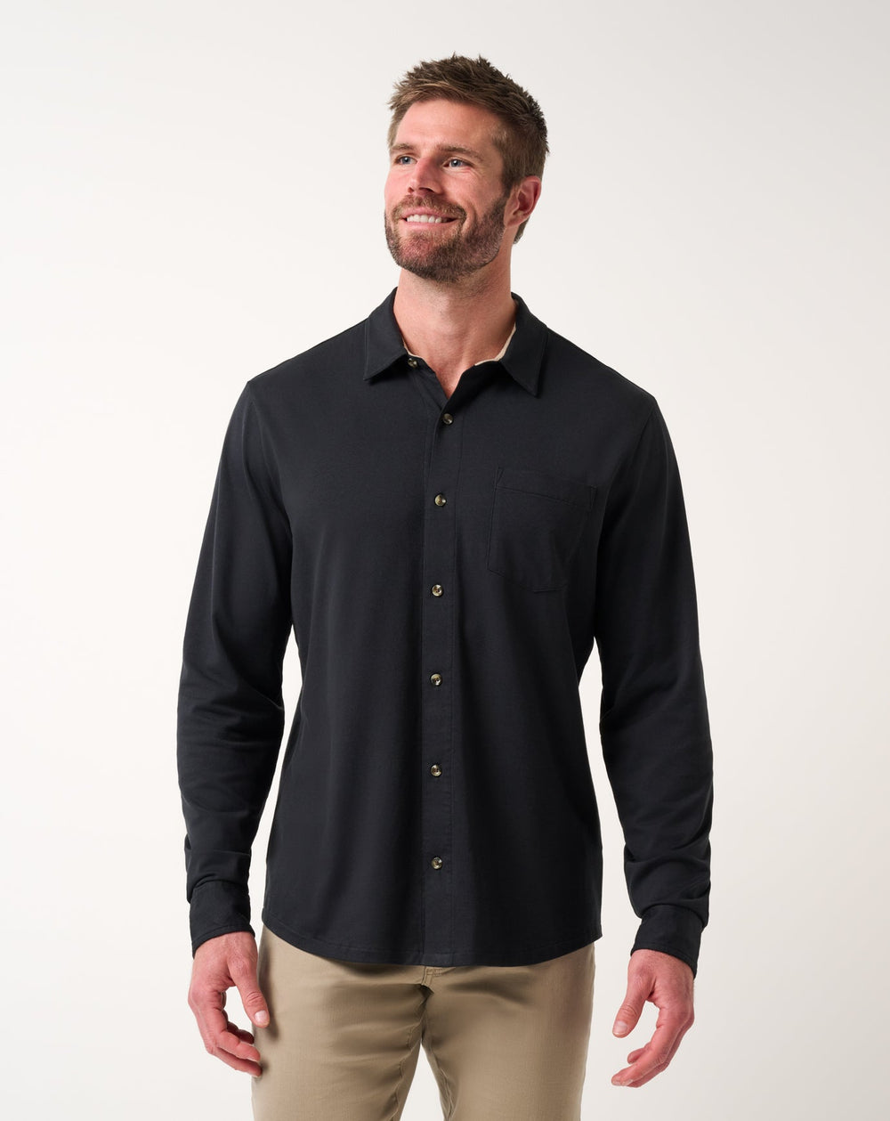 Comfortknit TM Social Club Button-Up| Travis Mathew