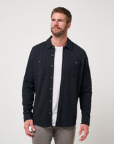 Cloud Waffle Shirt Jacket| Travis Mathew