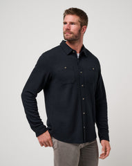 Cloud Waffle Shirt Jacket| Travis Mathew