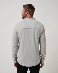 Cloud Waffle Shirt Jacket| Travis Mathew