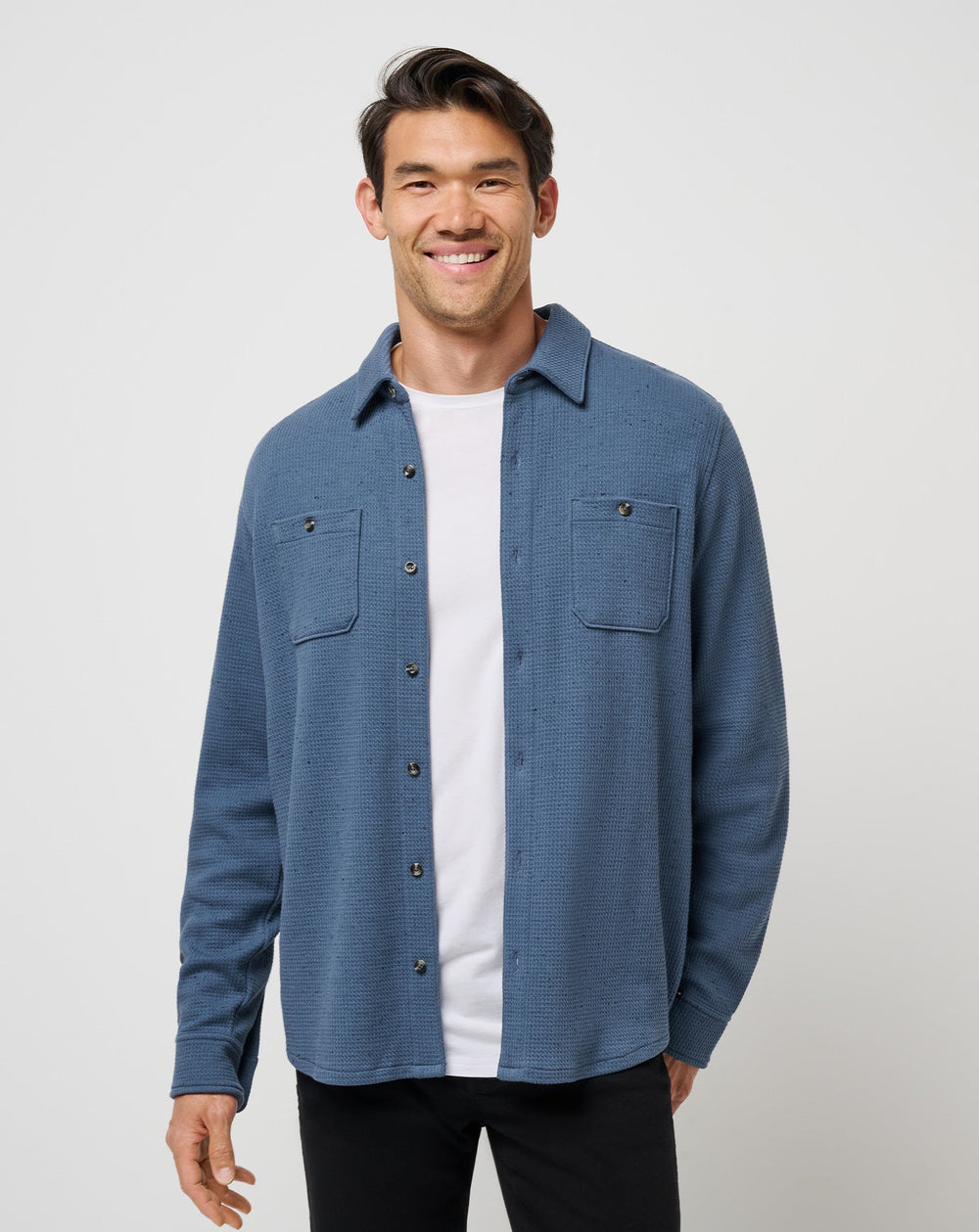 Cloud Waffle Shirt Jacket| Travis Mathew