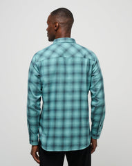 Cloud Flannel Plaid Button-Up| Travis Mathew