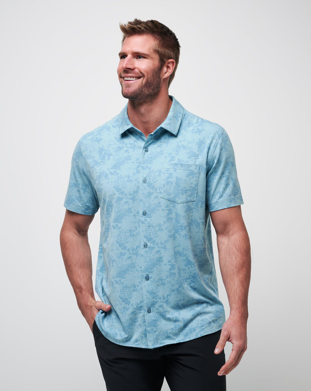 Knit Braddah Button-Up| Travis Mathew
