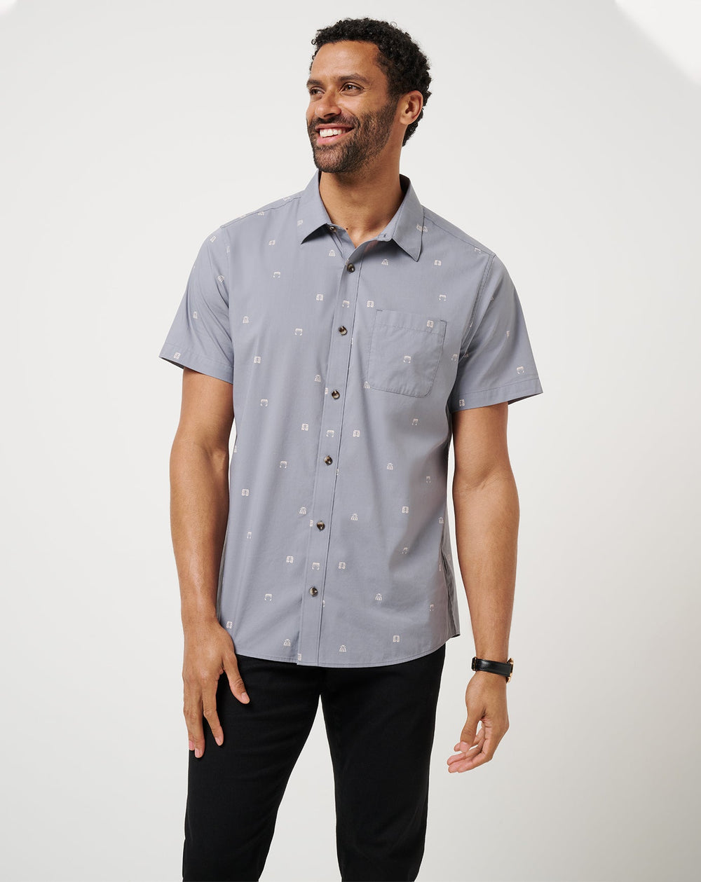 French Riviera Button-Up| Travis Mathew