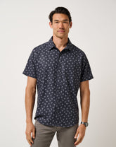 Techwoven Grey Wind Button-Up| Travis Mathew