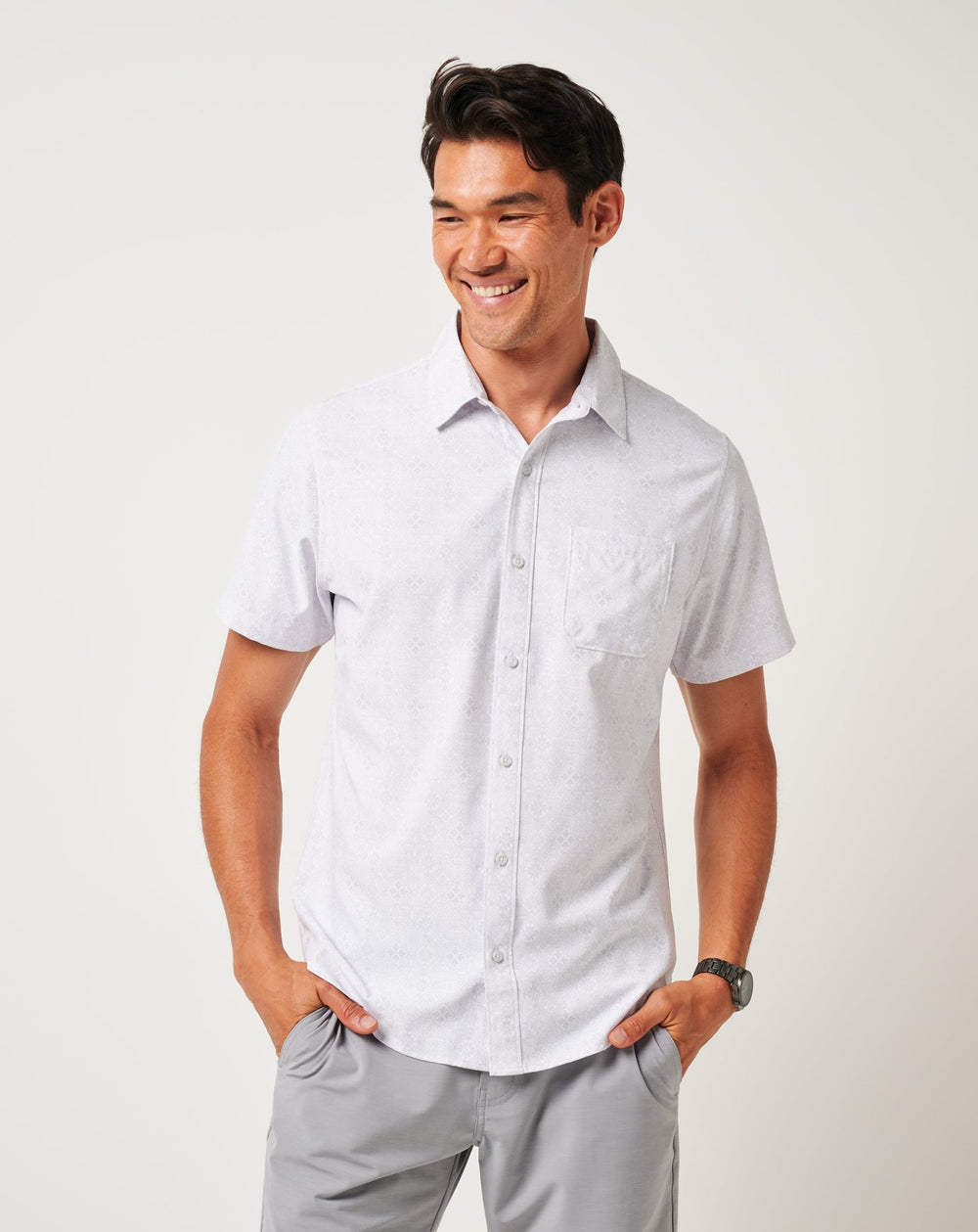 Techwoven Acropolis Button-Up| Travis Mathew