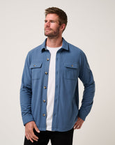Peak Fleece Shirt Jacket| Travis Mathew