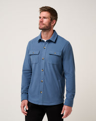 Peak Fleece Shirt Jacket| Travis Mathew