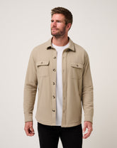 Peak Fleece Shirt Jacket| Travis Mathew