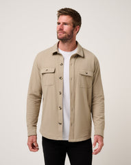 Peak Fleece Shirt Jacket| Travis Mathew