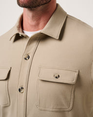 Peak Fleece Shirt Jacket| Travis Mathew