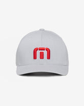 Red White Iconic Snapback Hat| Travis Mathew