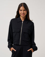 Friday Doubleknit Utility Jacket| Travis Mathew