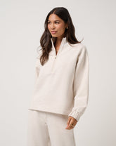 Cloud Fleece Clubside Half Zip| Travis Mathew