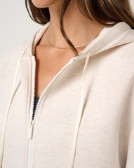 Cloudscape Zip Hood| Travis Mathew