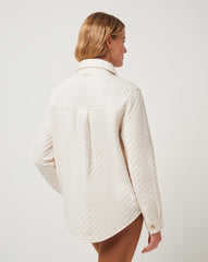 Diamond Quilted Shacket| Travis Mathew