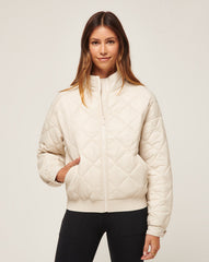 Lights At Night Quilted Jacket| Travis Mathew