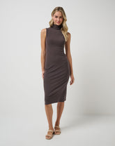 Cloud Rib Mock Neck Dress| Travis Mathew