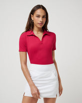 Moveknit Vneck Polo| Travis Mathew