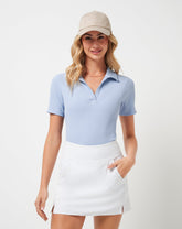 Moveknit Vneck Polo| Travis Mathew