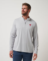 Philadelphia Phillies Time To Tailgate Quarter Zip| Travis Mathew