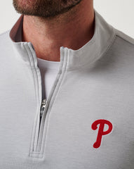 Philadelphia Phillies Time To Tailgate Quarter Zip| Travis Mathew