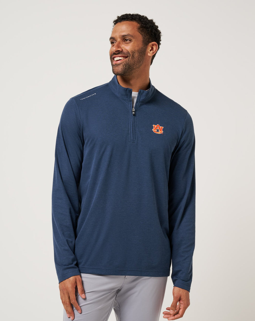 Auburn Time To Tailgate Quarter Zip| Travis Mathew