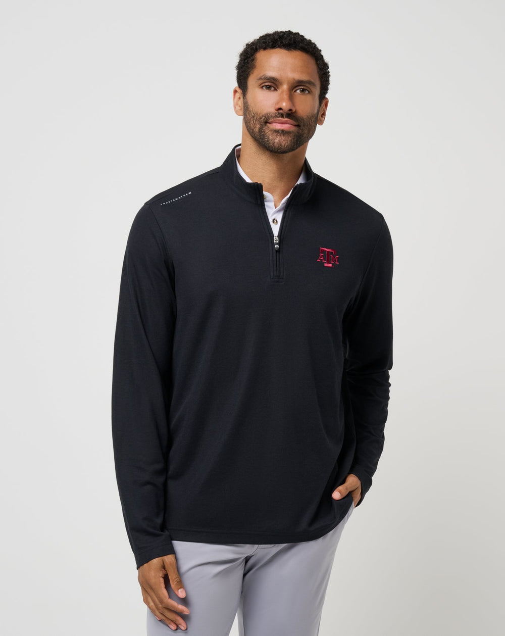 Texas A&M Time To Tailgate Quarter Zip| Travis Mathew