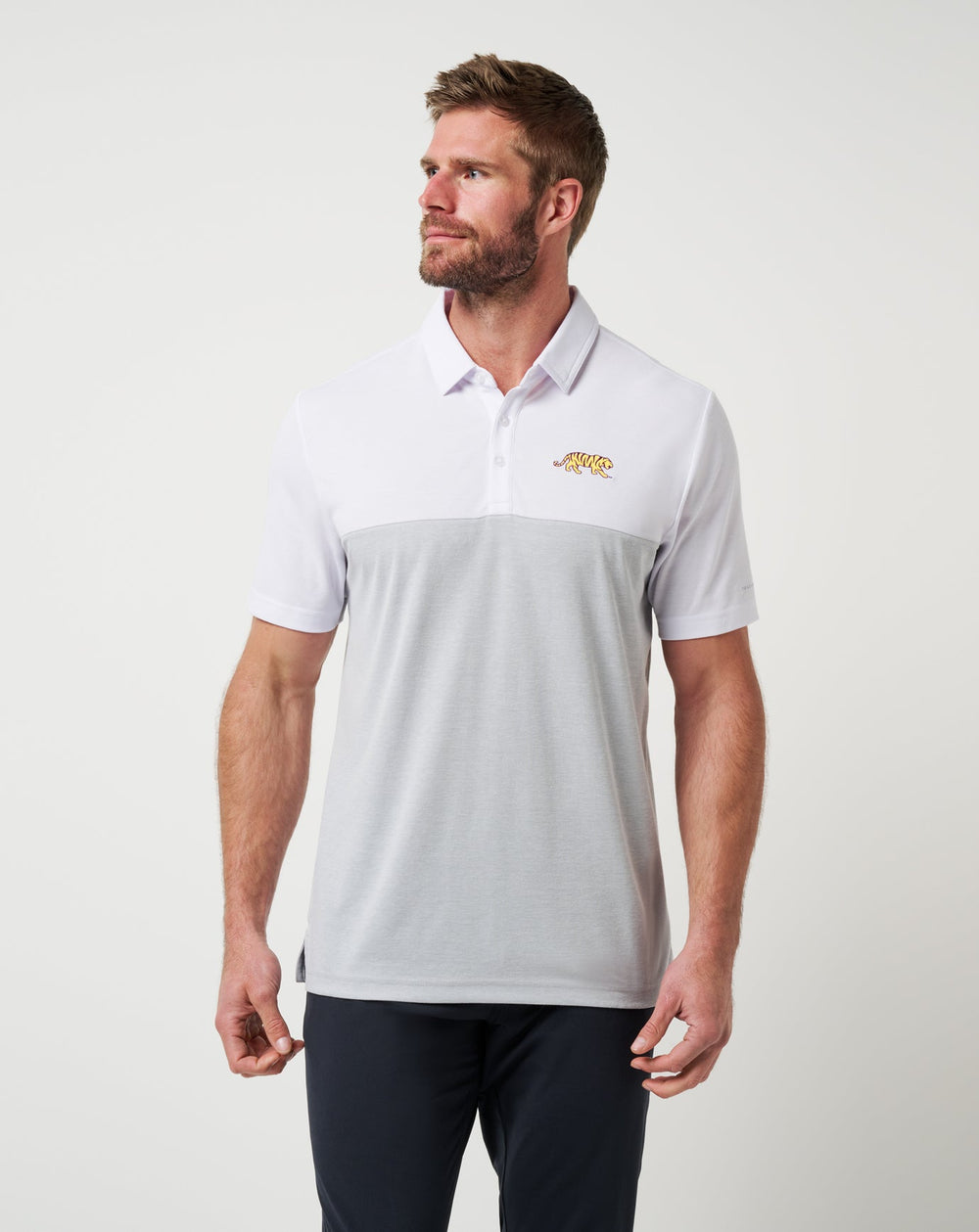 LSU Drop Back Polo| Travis Mathew