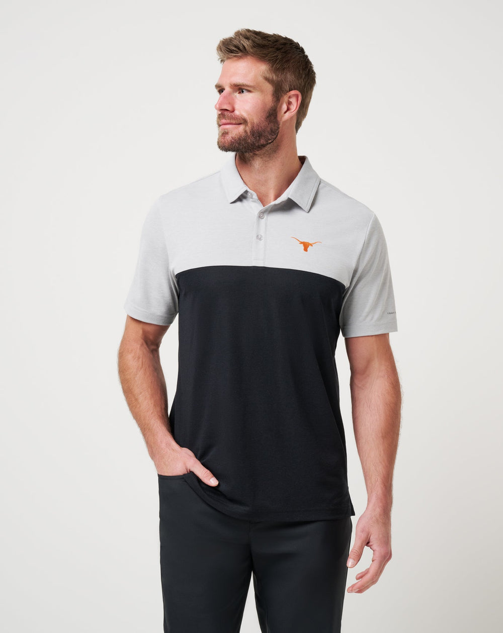 UT Austin Drop Back Polo| Travis Mathew
