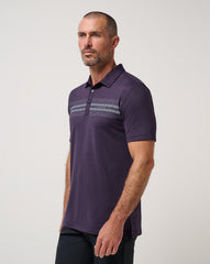 Featherweight Chest Stripe Polo| Travis Mathew