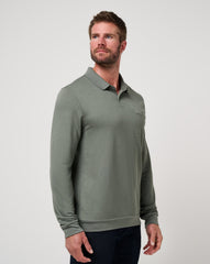 December First Long Sleeve Polo| Travis Mathew