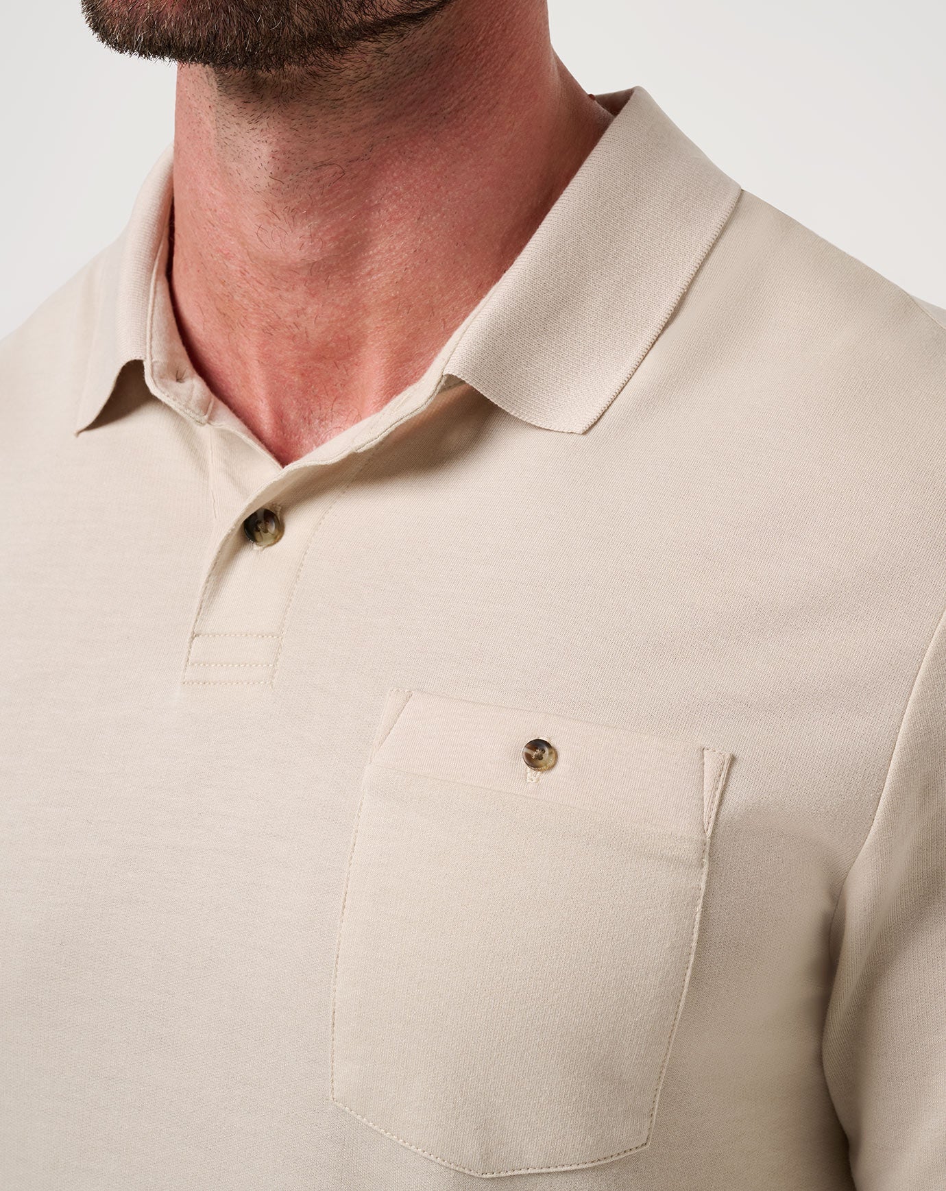December First Long Sleeve Polo| Travis Mathew
