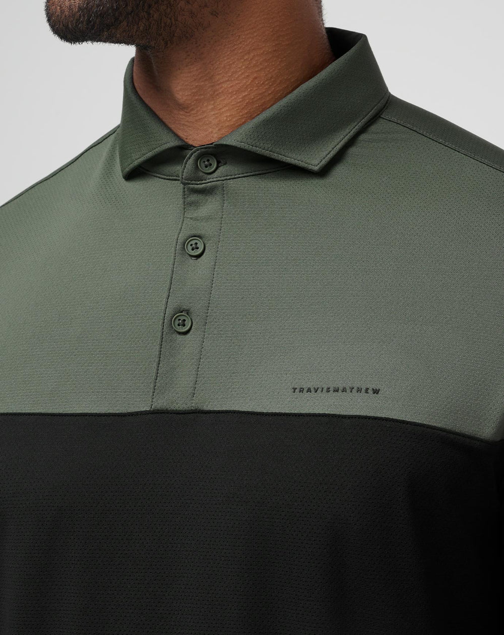 Heater Pro Color Block Polo| Travis Mathew