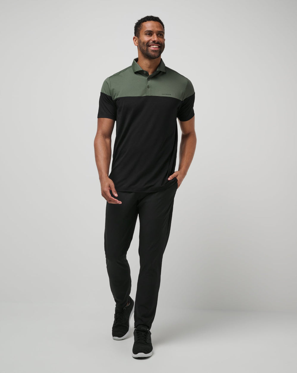 Heater Pro Color Block Polo| Travis Mathew