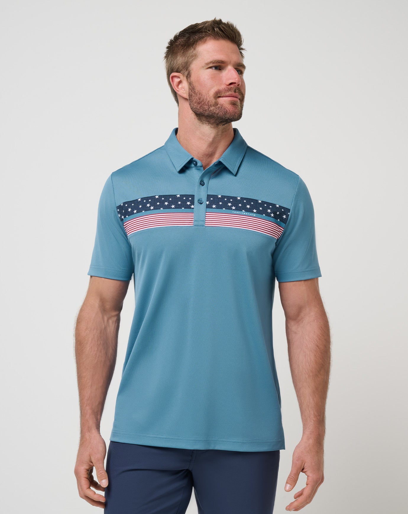 Good Good Patriot Polo| Travis Mathew